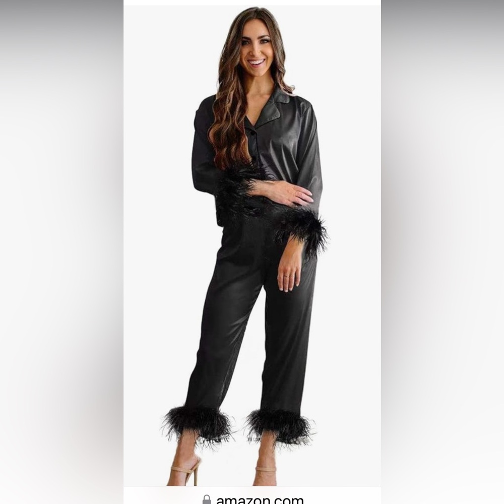 Woman’s satin pajamas